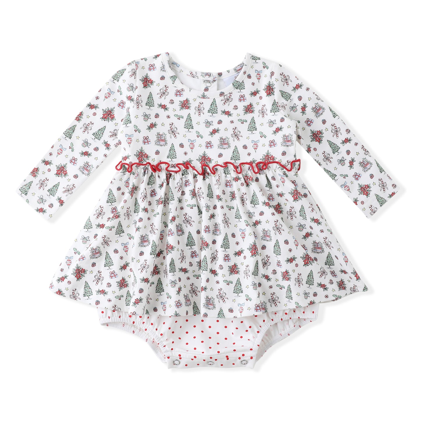 Swoon Baby Festive Christmas Bubble Dress