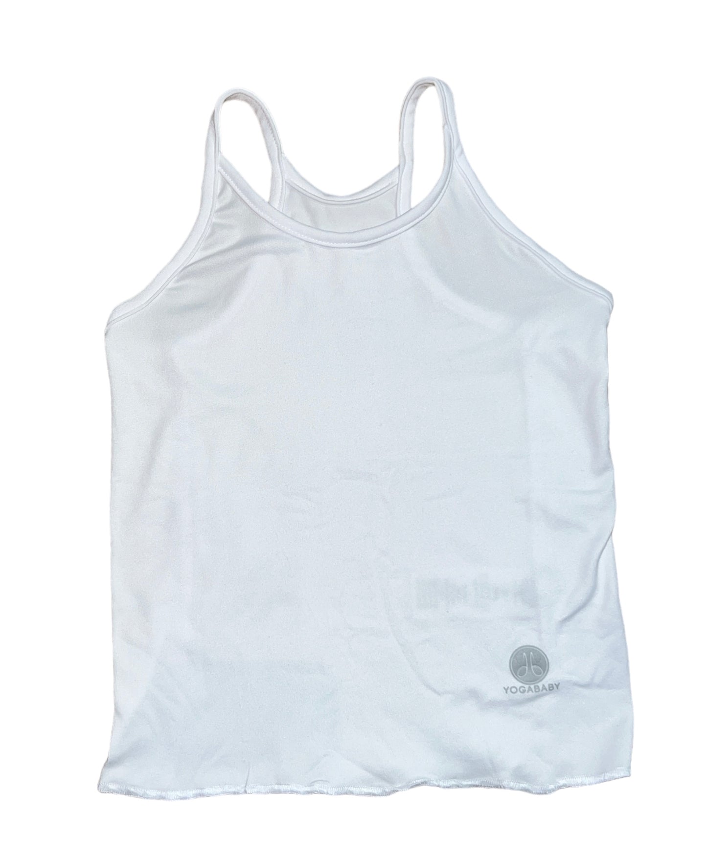 White Razor Back Tank