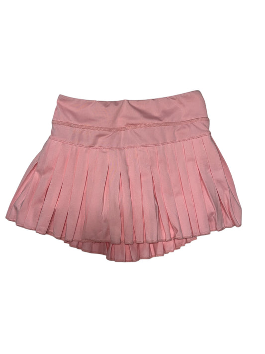Pink Mini Pleated Skort