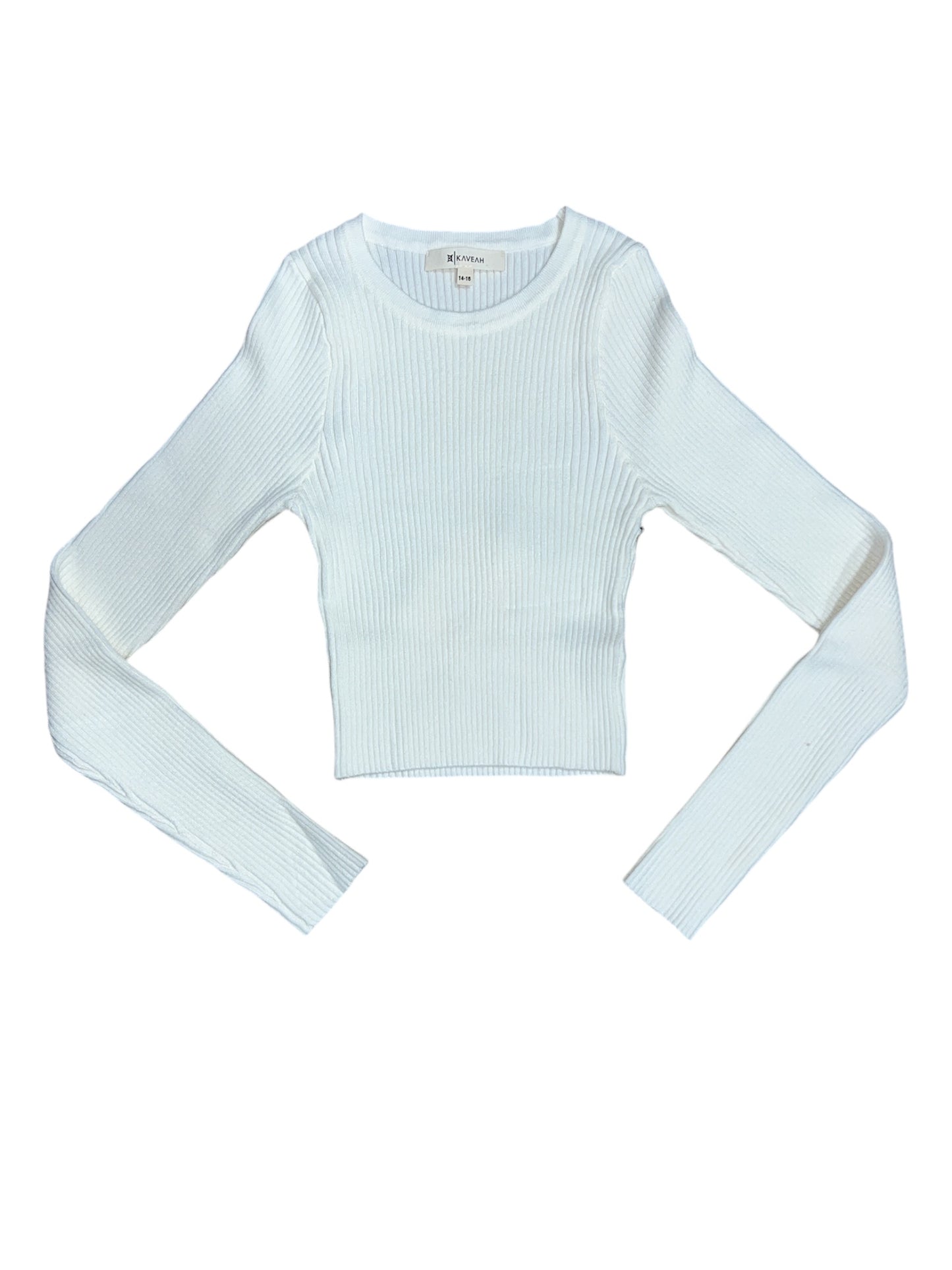 KV Cream Rib L/S Top