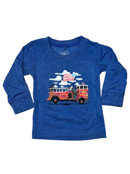 Blue Moon Fire Truck LS Tee