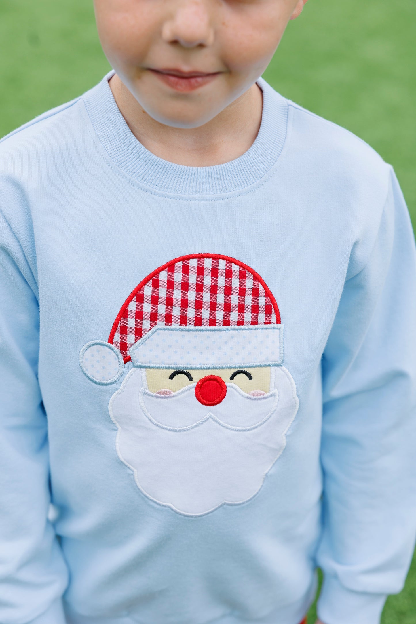 TSK French Terry Pullover Santa - Light Blue