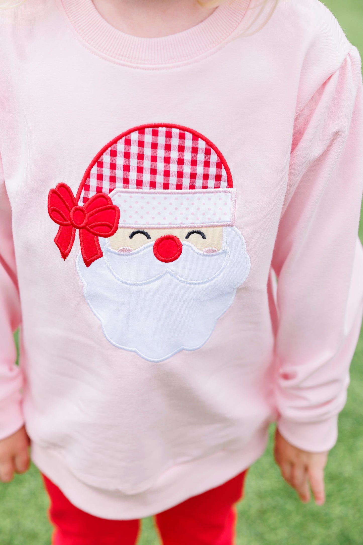 TSK - French Terry Pullover Santa - Light Pink