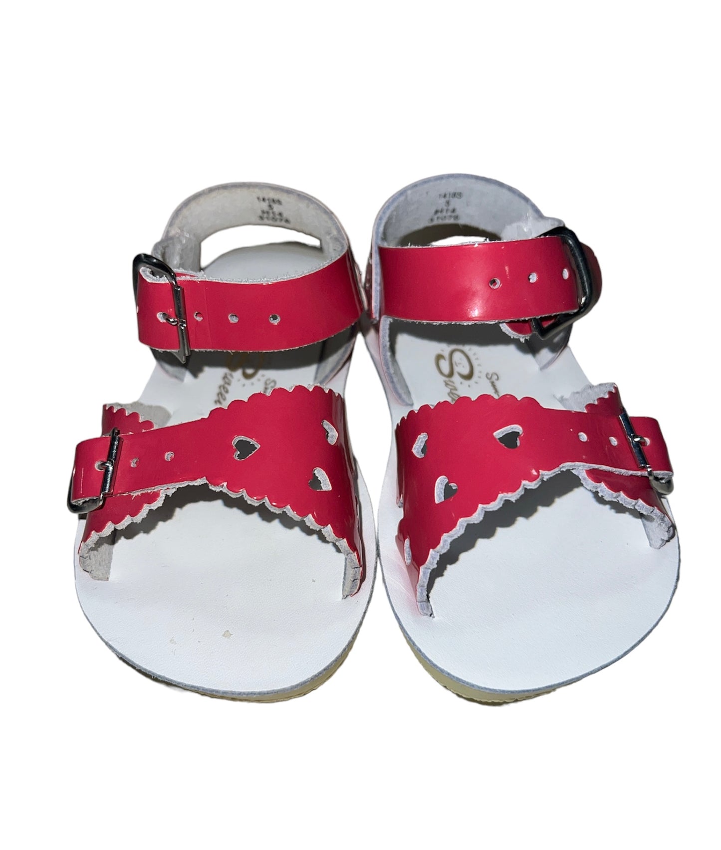 Shiny Fuchsia Sweetheart Sandal