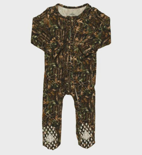 Belle Cher Camo Bamboo Romper