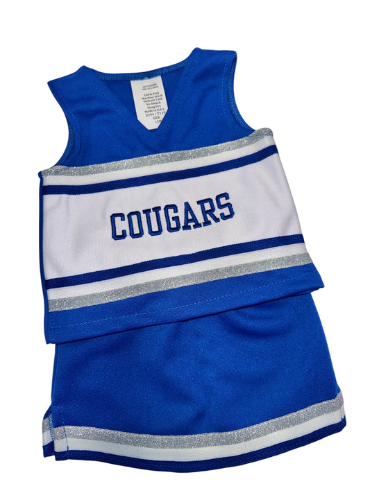 Cougars Royal/White Cheer Suit