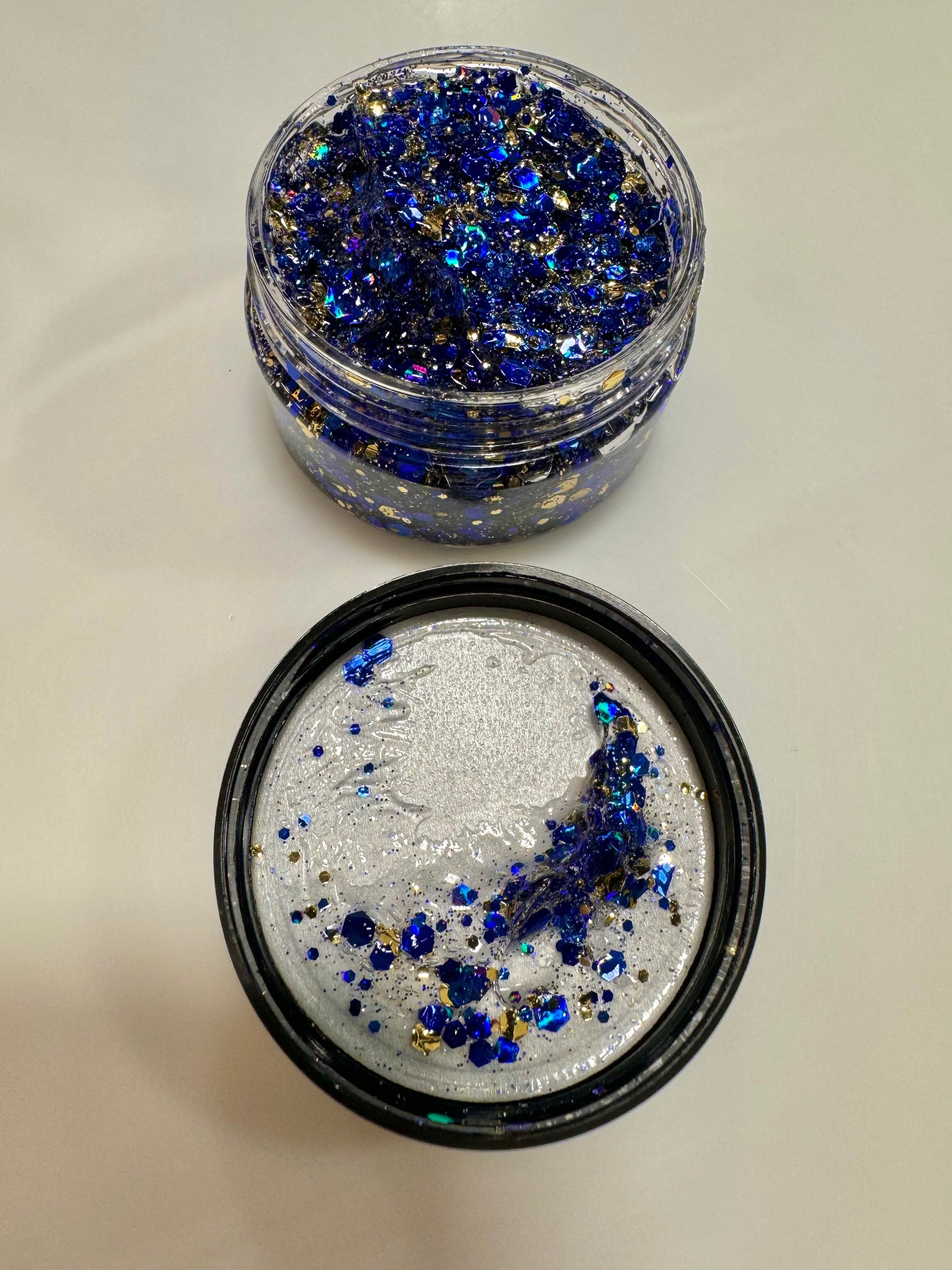 Navy/Gold Hair/Face Glitter