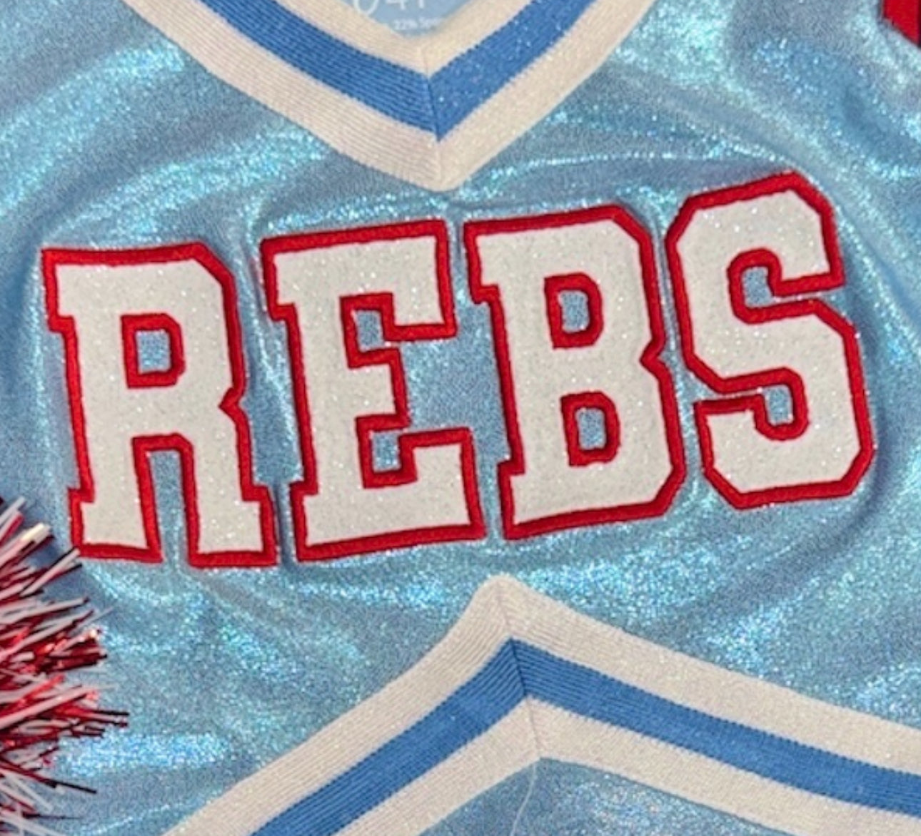 Rebs Monogram for Cheer Suit