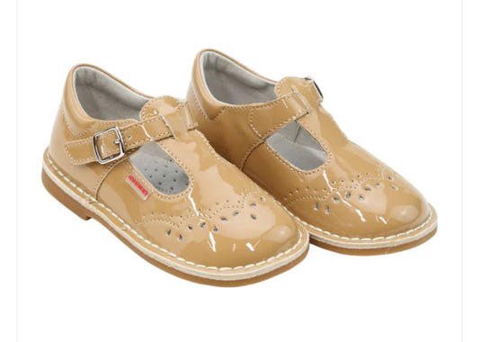 Ruthie Stitched Mary Jane Patent Toffee
