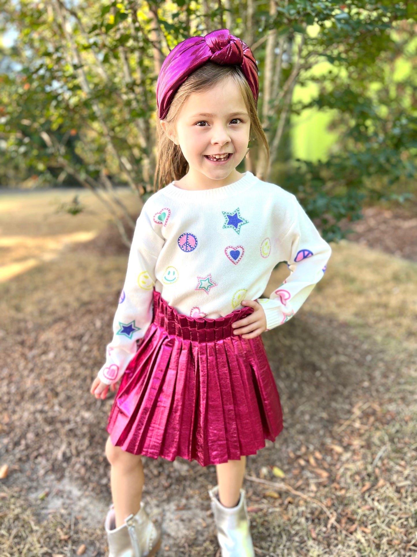 Ivory Emoji Printed Sweater