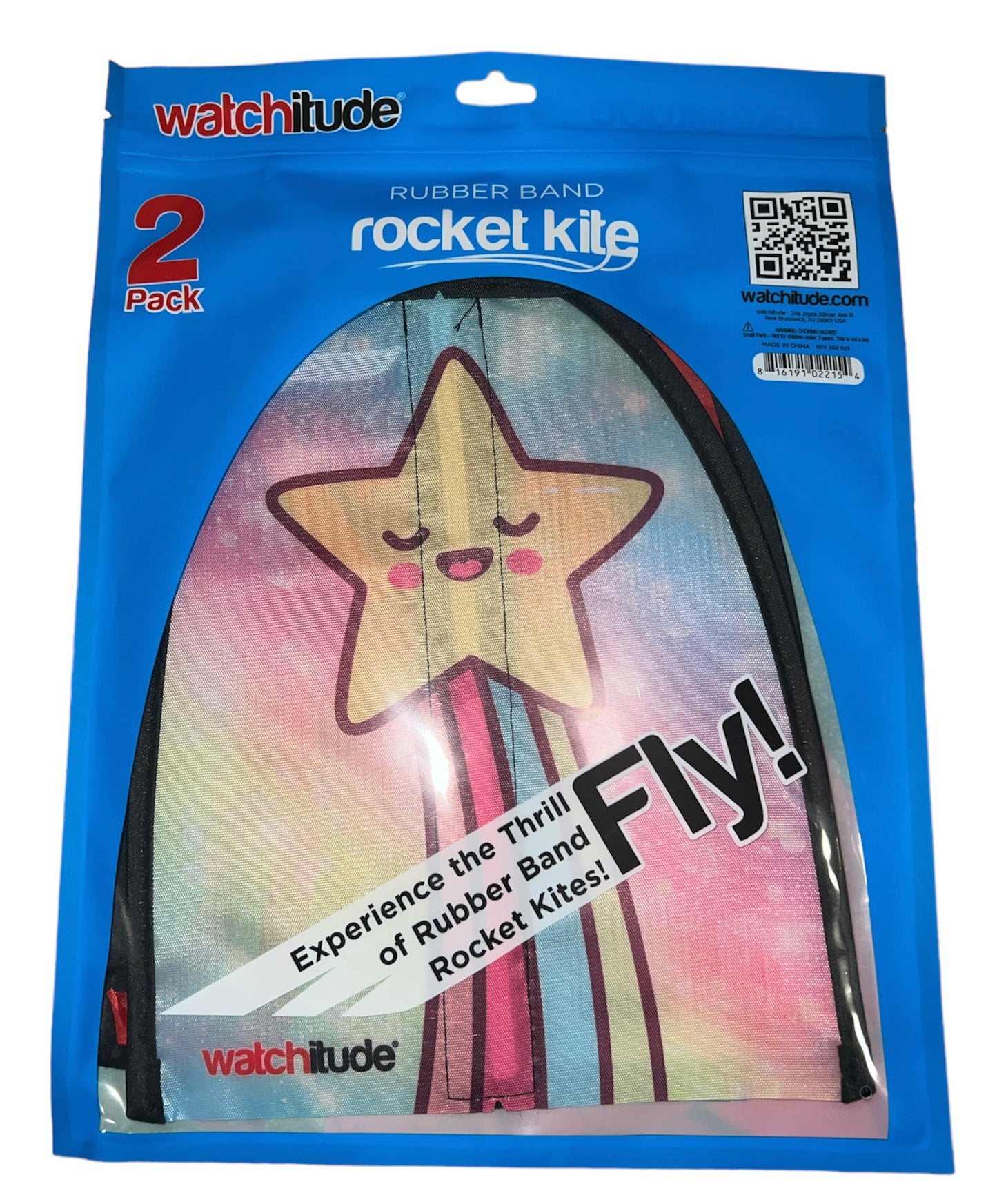 Watchitude Rubber Band Rocket Kite