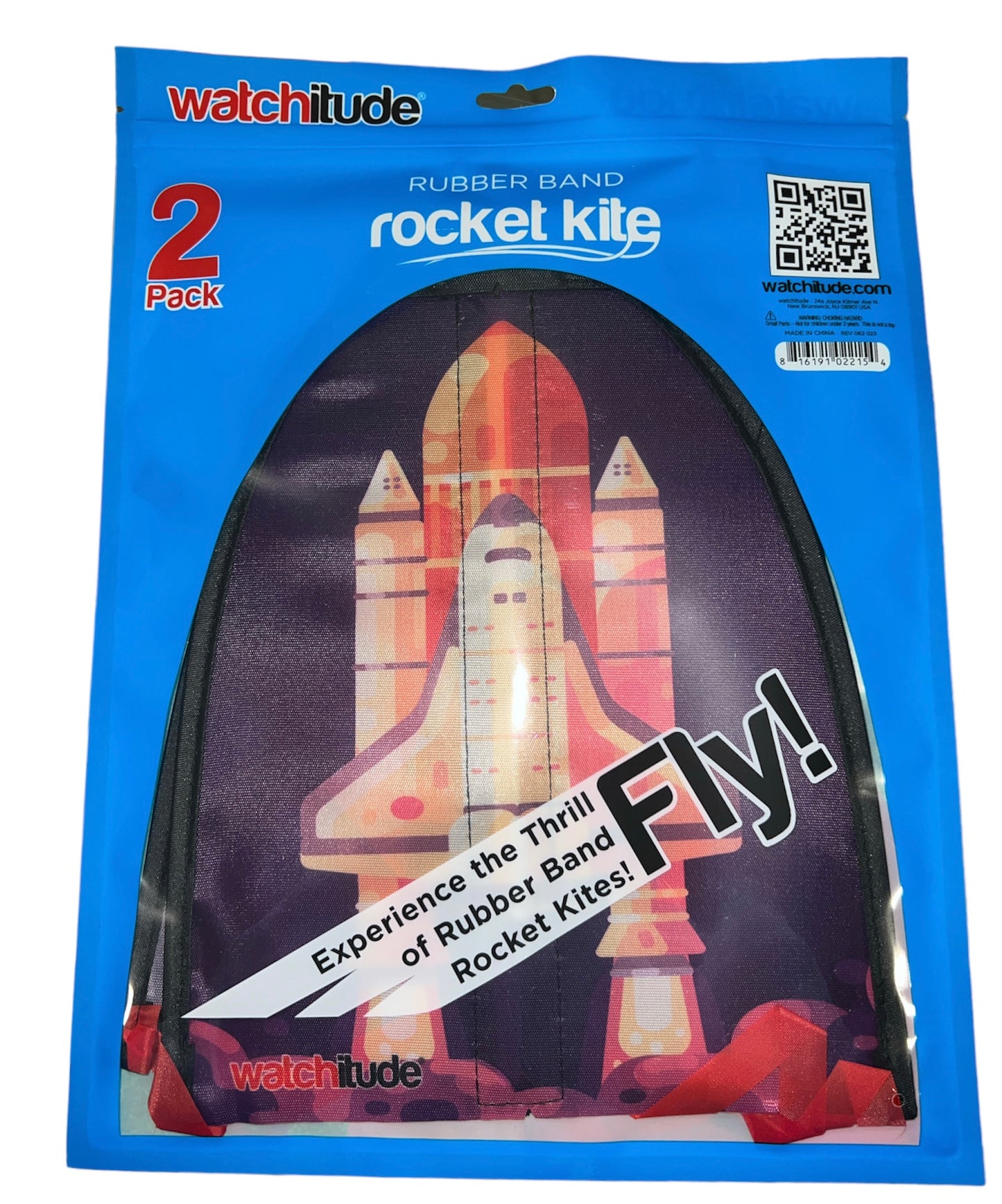 Watchitude Rubber Band Rocket Kite