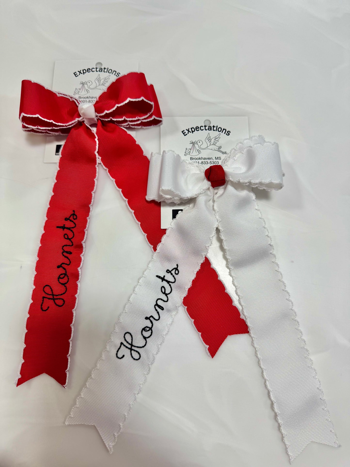 Moon Stitch Cheer Bow HORNETS