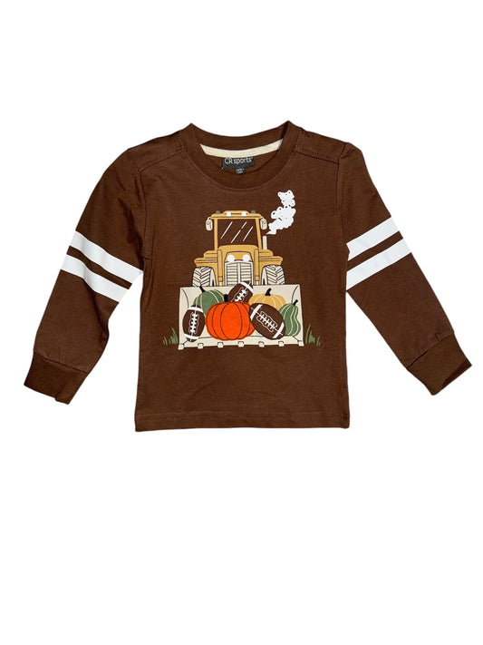 Boys Tractor Applique Top