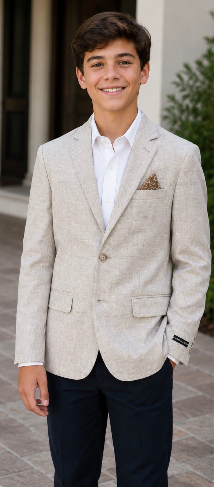 Boys Sedate Grey Blazer