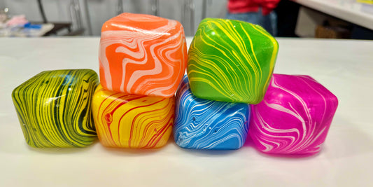 Fun Doh Swirl Squishy Cube