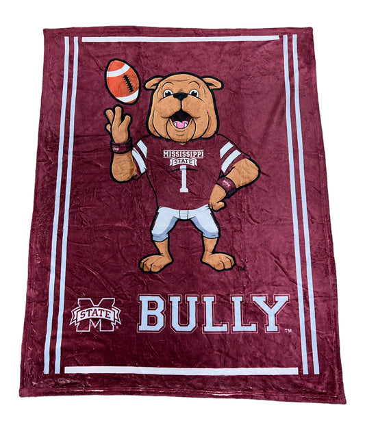 MSU Bulldogs Throw Blanket