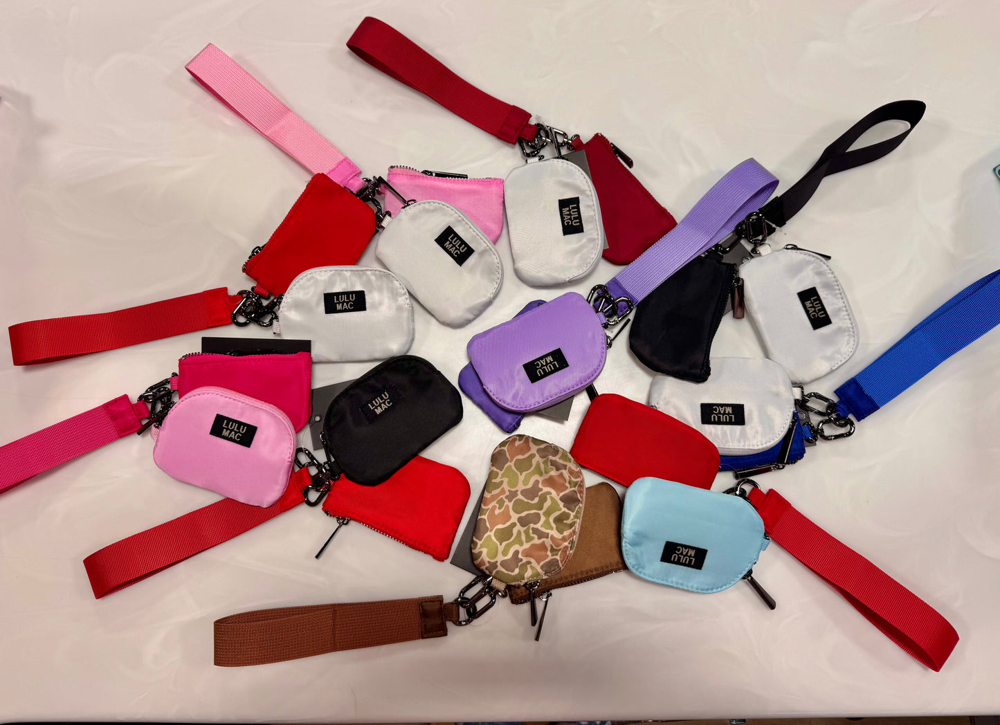 LULU MAC Double Pouch Wristlets (Various Colors)