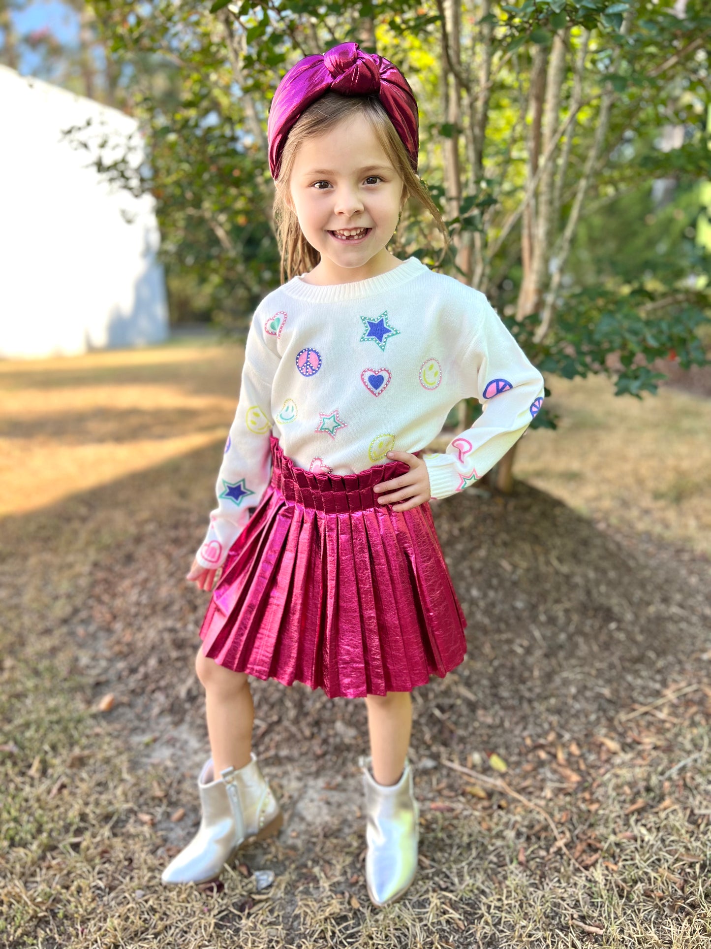 Ivory Emoji Printed Sweater