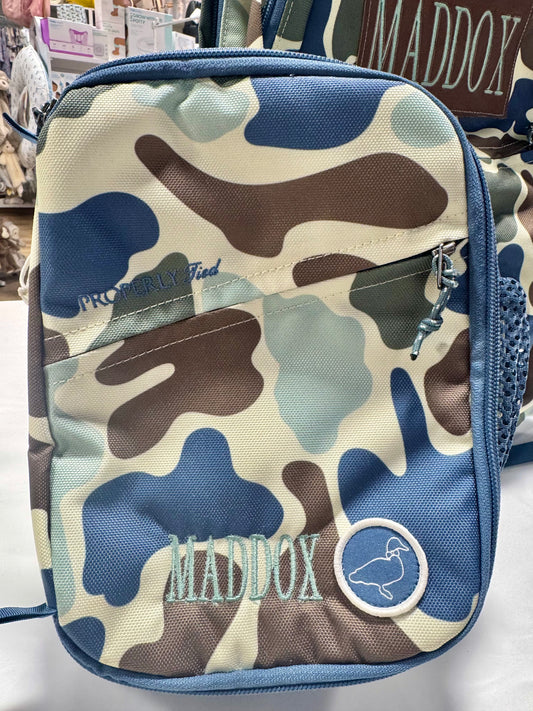Backpack/Lunchbox/Bag Monogram