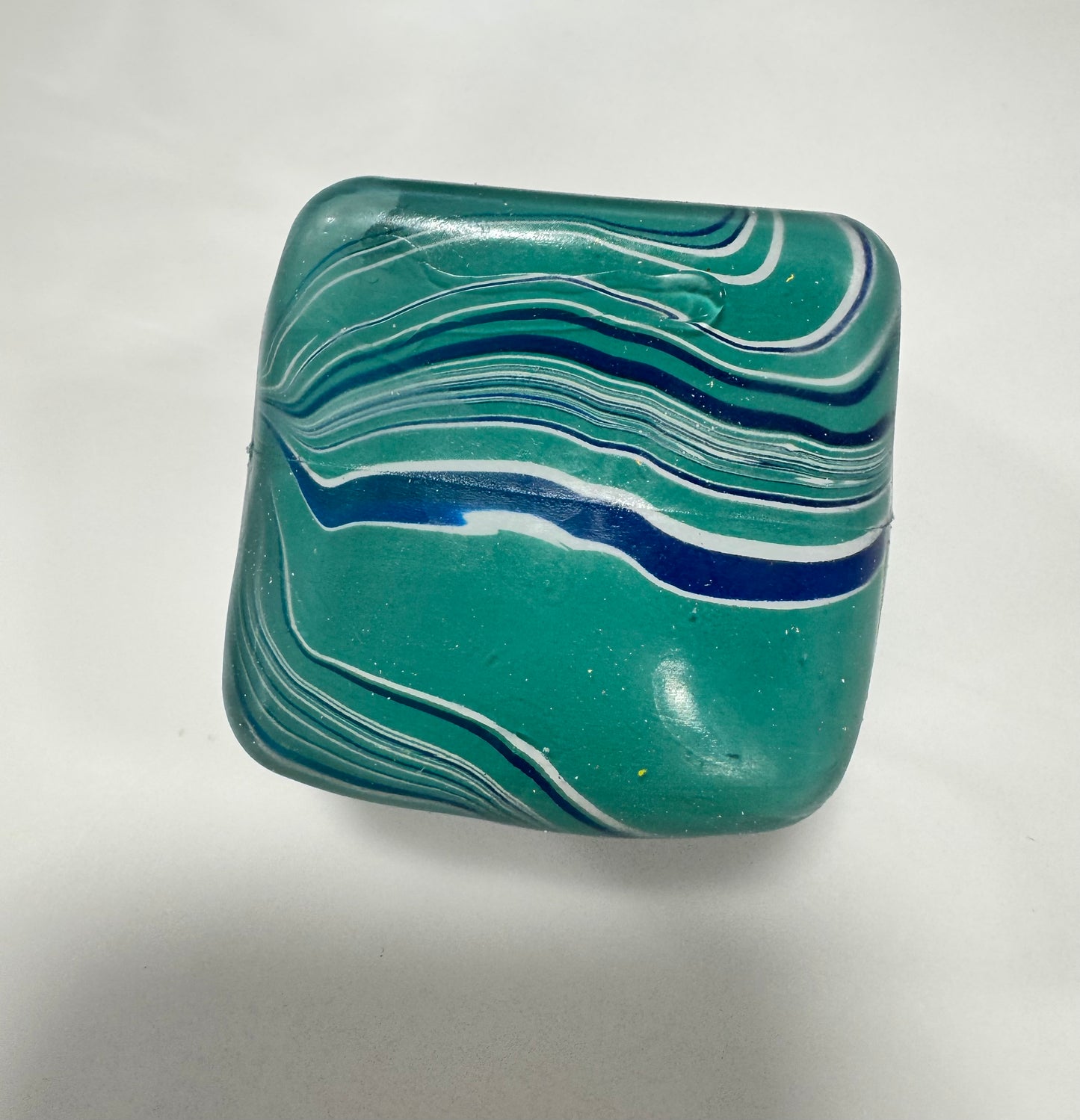 Marbled Cube Viral Squeeze Toy