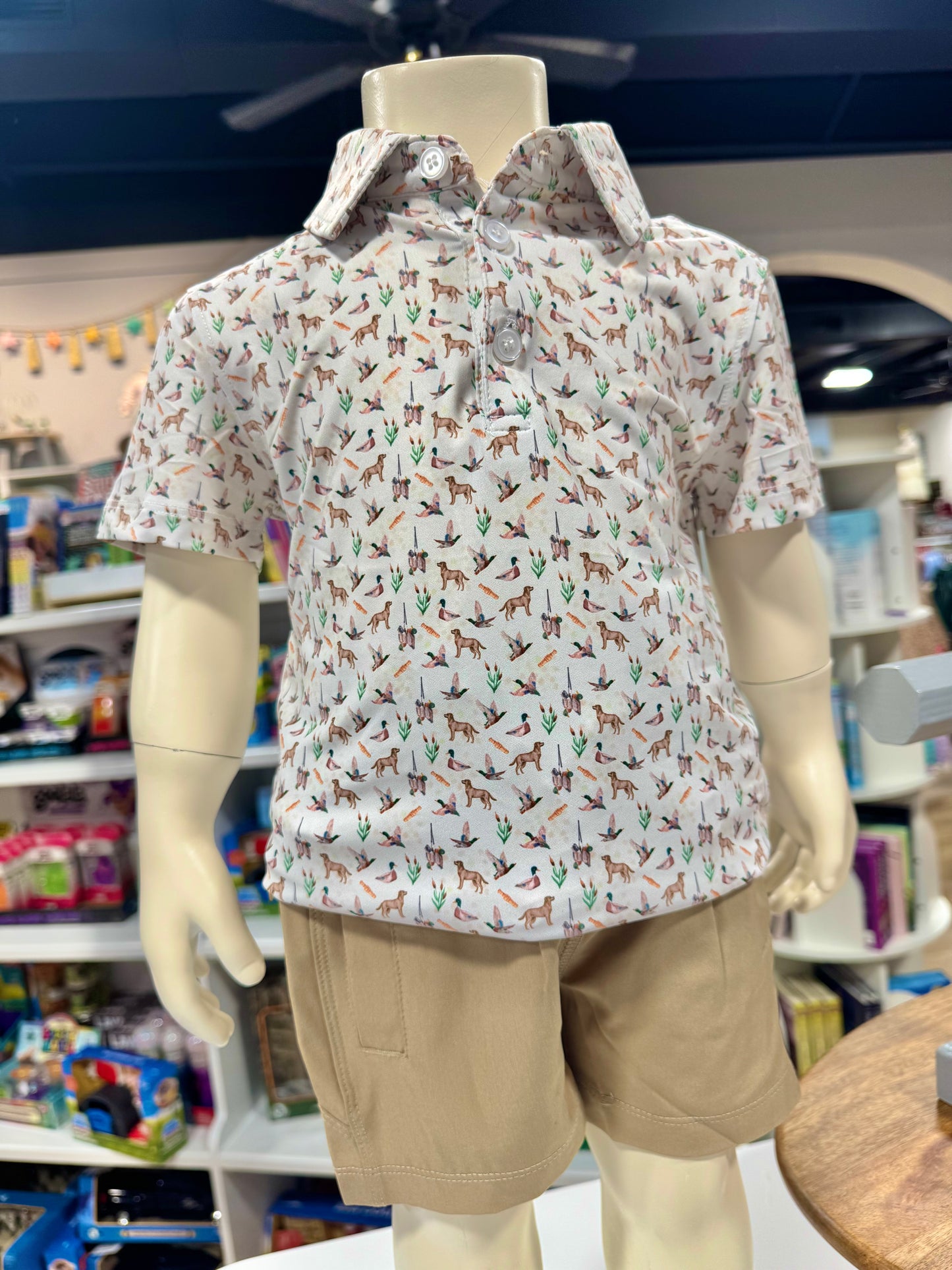 Meripex Waterfowl Print Polo
