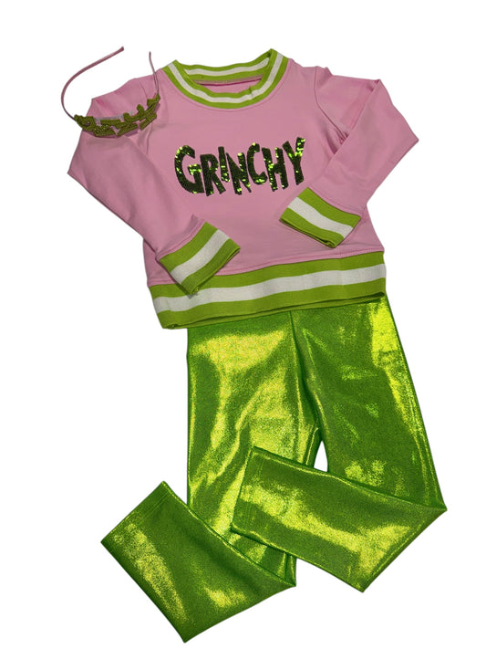 Azarhia Grinchy in Sequin Sweatshirt