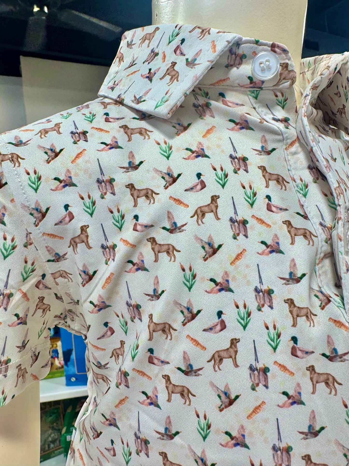 Meripex Waterfowl Print Polo