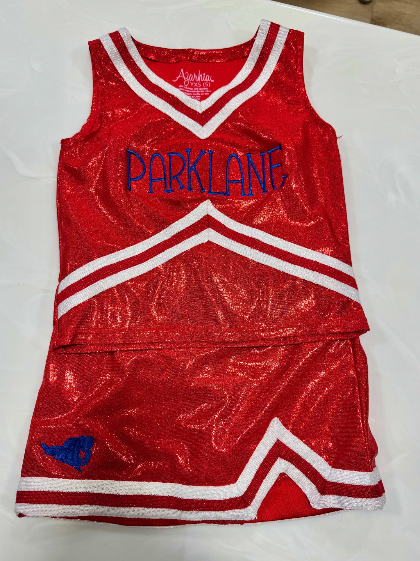 Cheer Monogram for Azarhia Cheer Tops