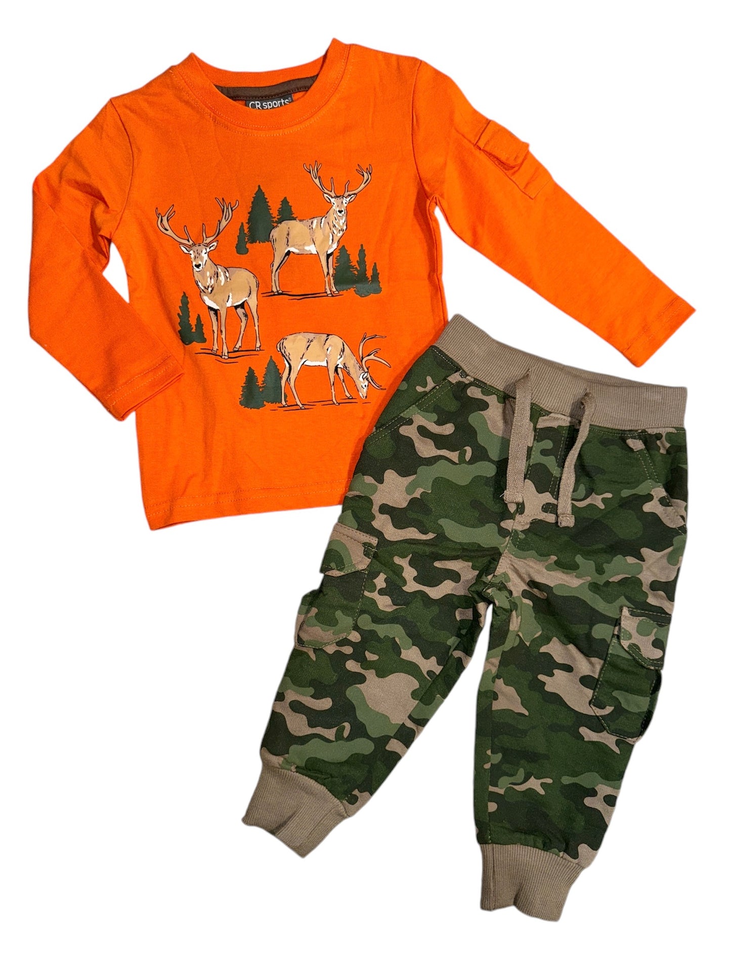 Boys Camo Cargo Pant