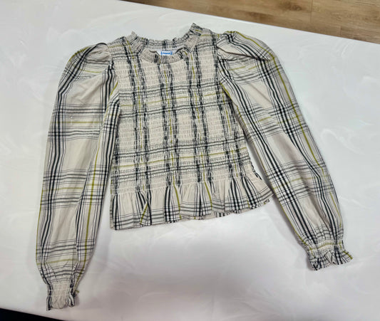 Mayoral Smocked Plaid Top