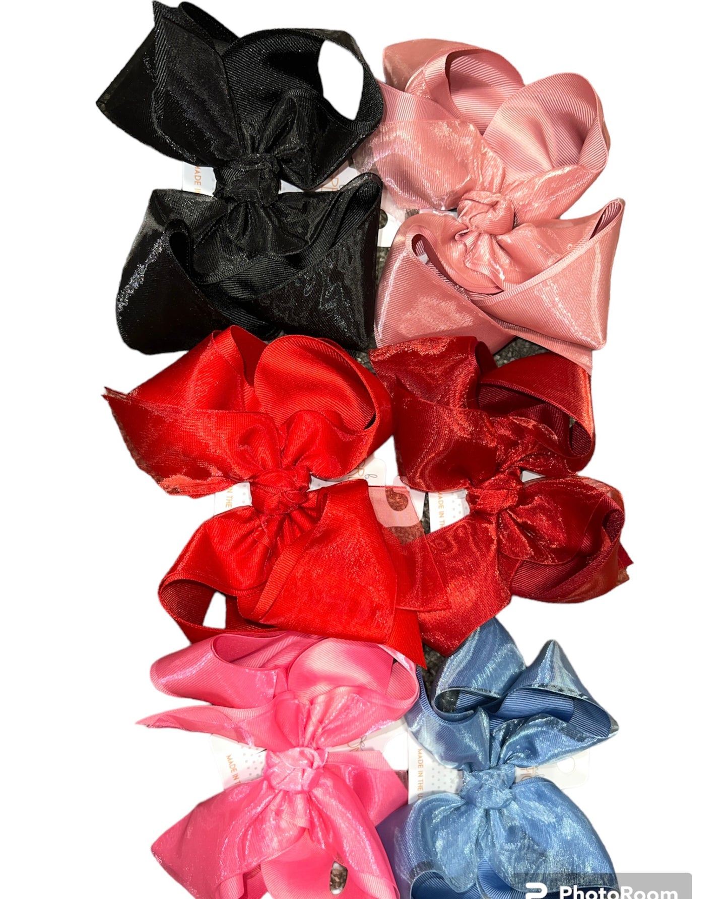 5.5" MESH DOUBLE KNOT BOW