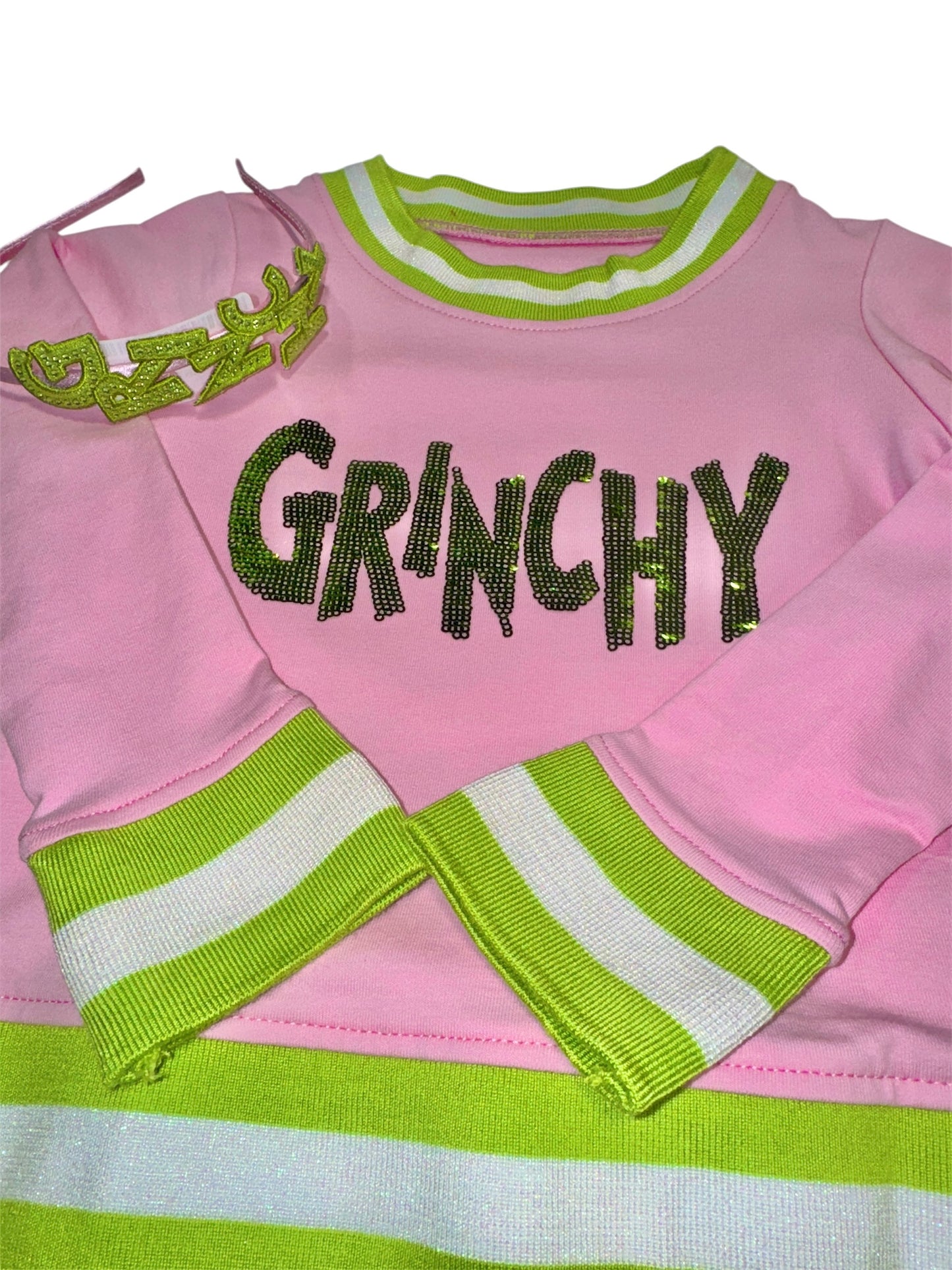 Azarhia Grinchy in Sequin Sweatshirt