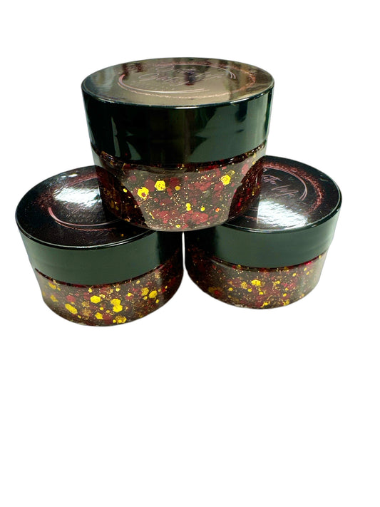 Maroon/Gold Hair/Face Glitter