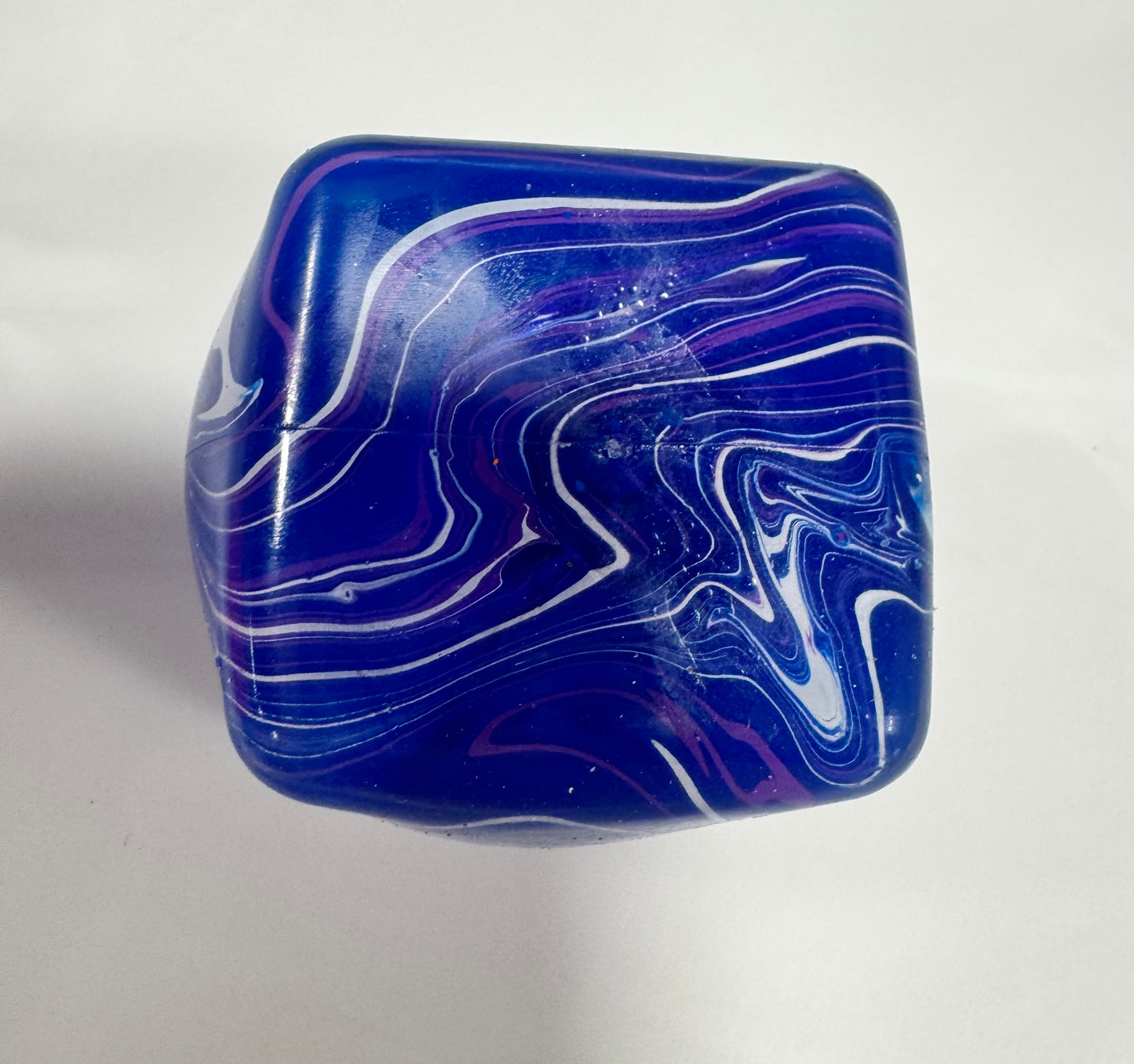 Marbled Cube Viral Squeeze Toy