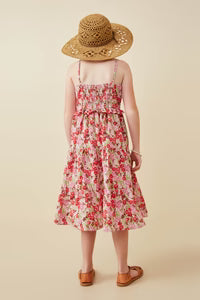 Hayden Girls Pink Floral Mix  Sundress
