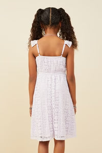 Hayden Girl Lavender Pleated Bodice Dress