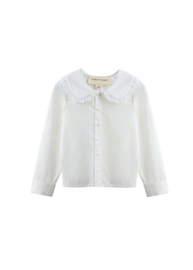 Mabel & Honey Cloud Dancer White Top
