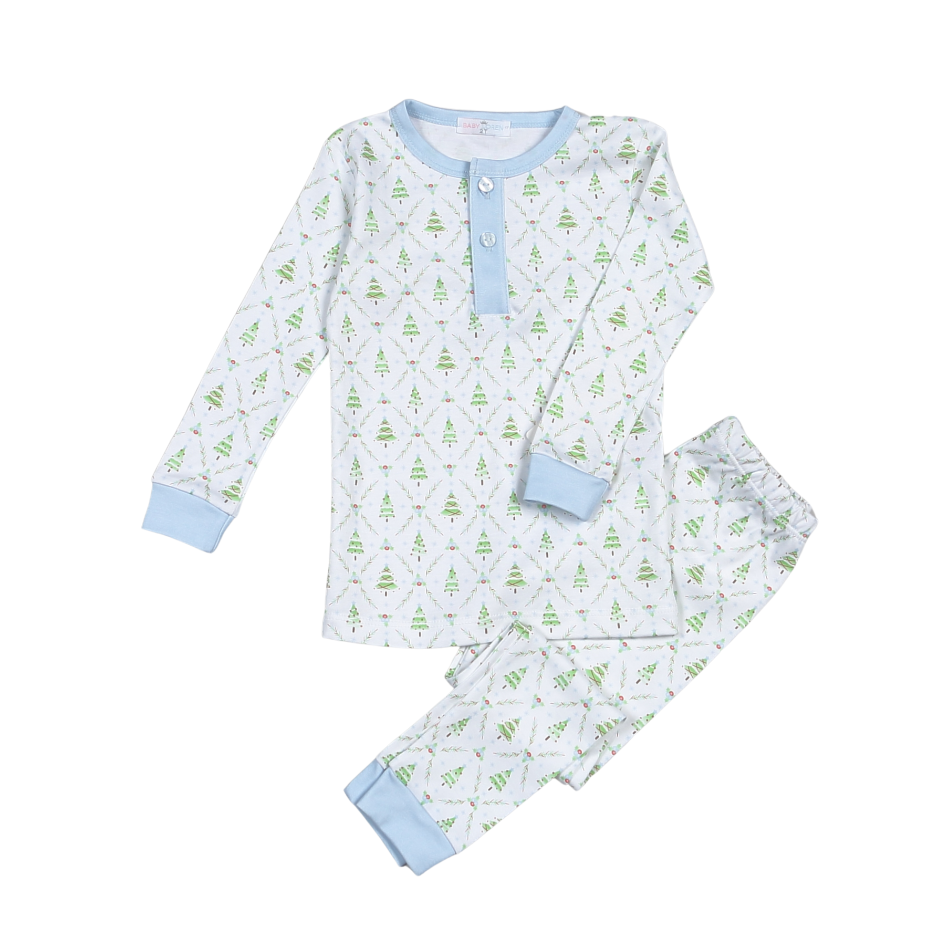 Baby Loren Holly Night Pima Two Pc Loungewear- Boys