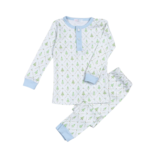 Baby Loren Holly Night Pima Two Pc Loungewear- Boys