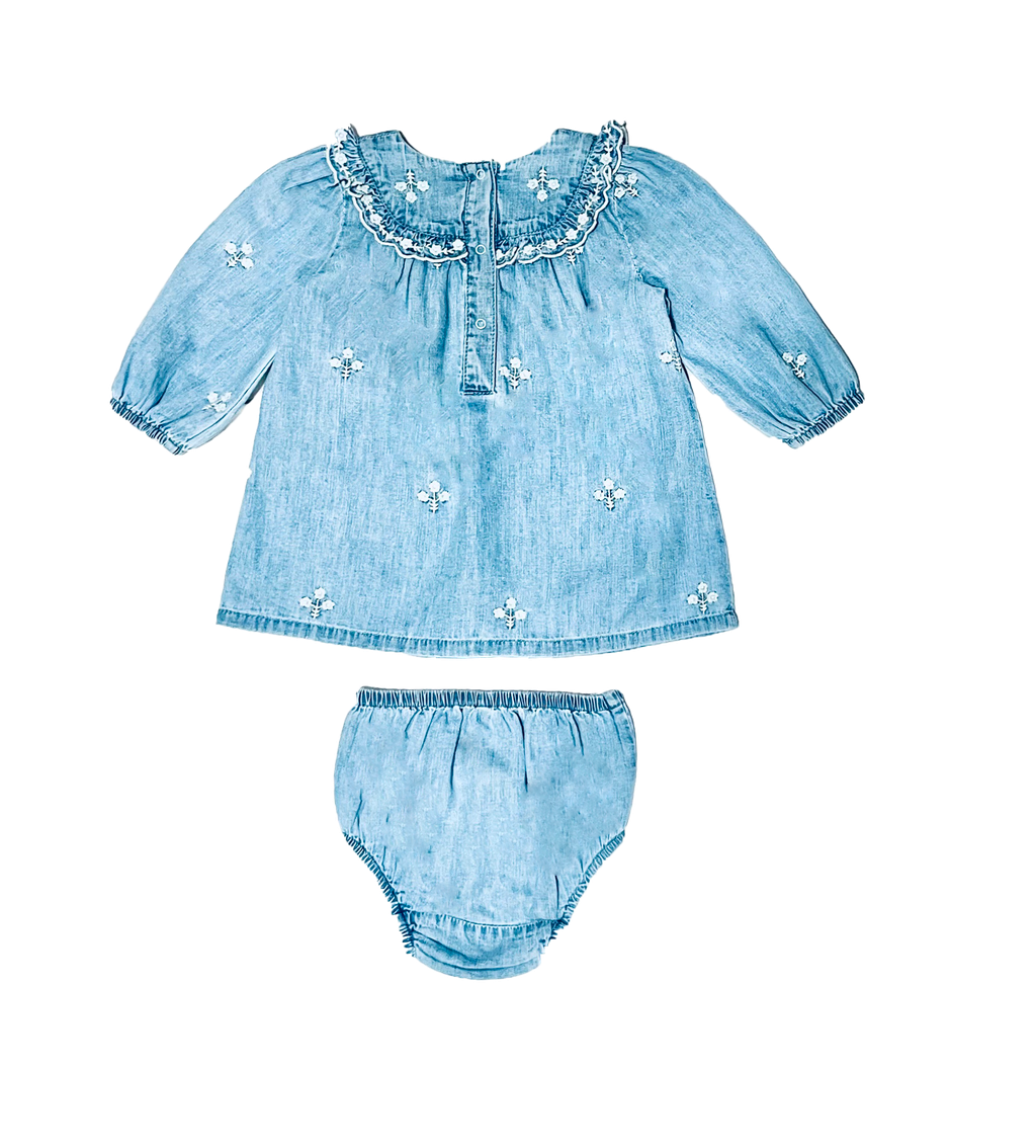 Blu & Blue Quincy Embroidered Dress