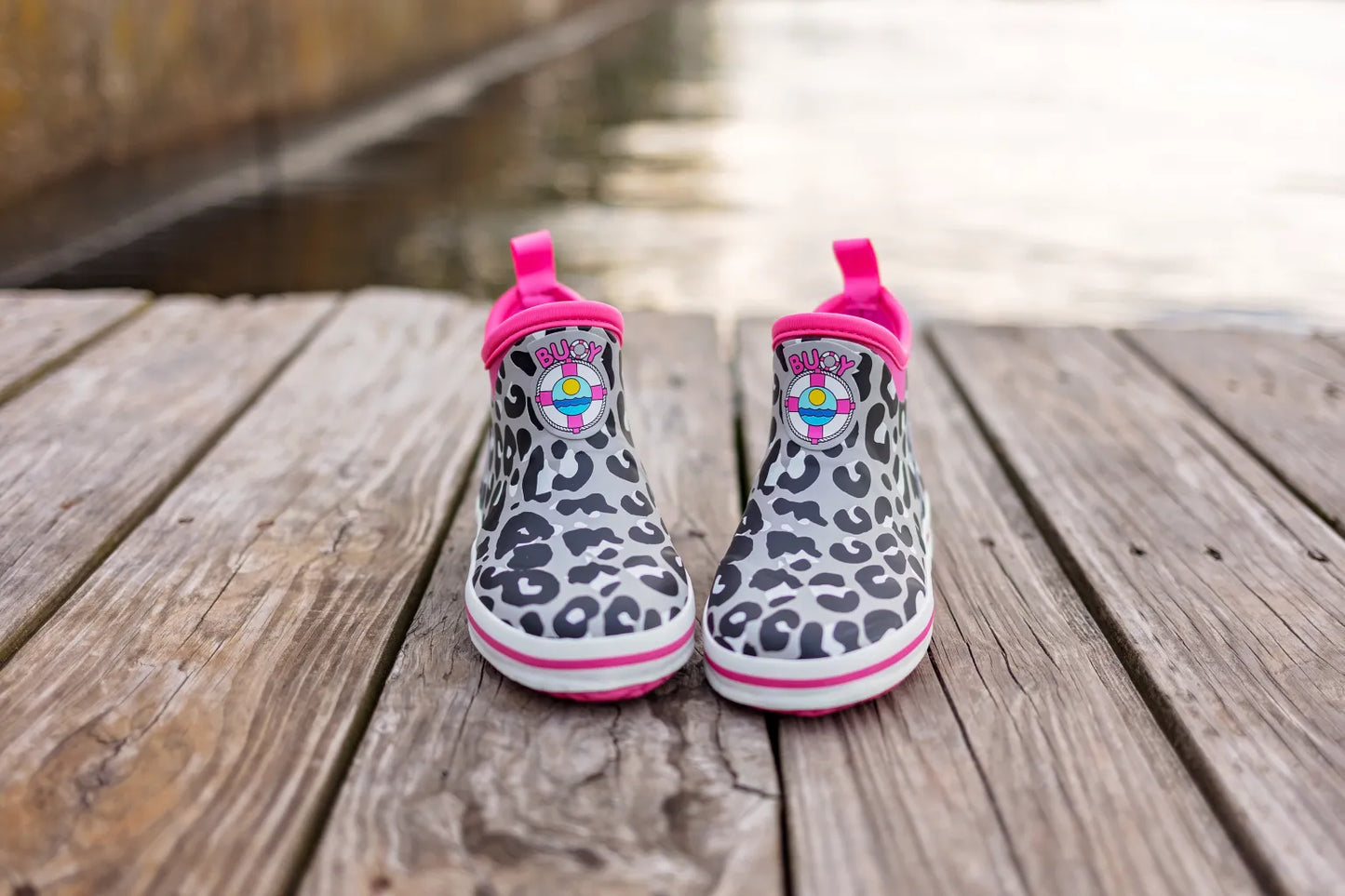 Buoy Boot - Kids - Pink Cheetah