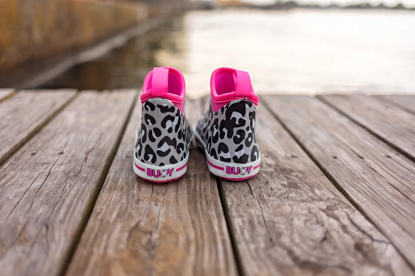 Buoy Boot - Kids - Pink Cheetah