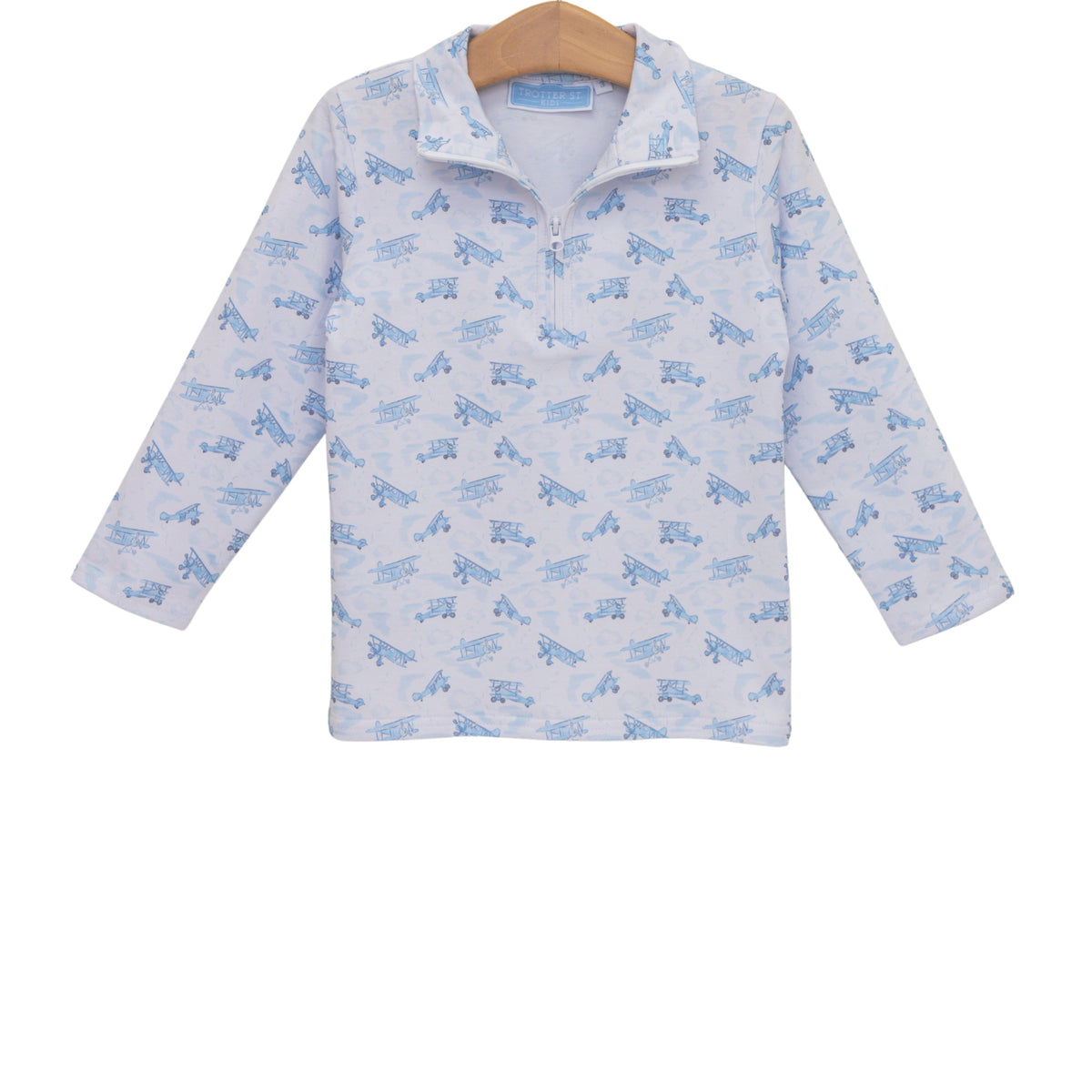 Trotter Street Kids Up Up & Away 1/4 Zip Pullover