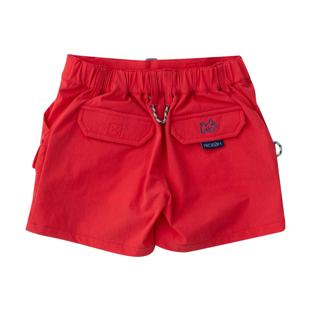 Prodoh Boys Inshore Performance Short Watermelon Red
