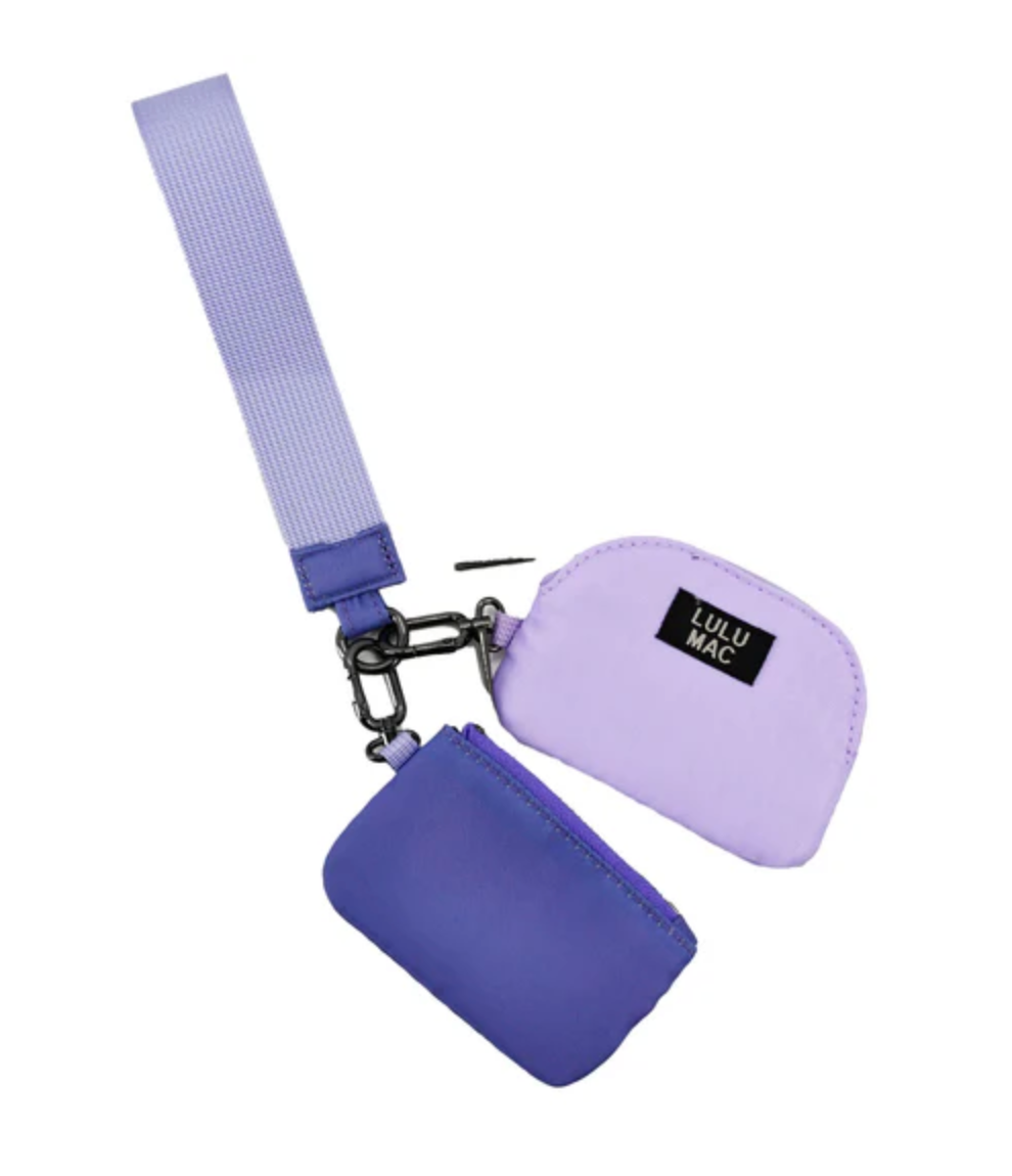 LULU MAC Double Pouch Wristlets (Various Colors)
