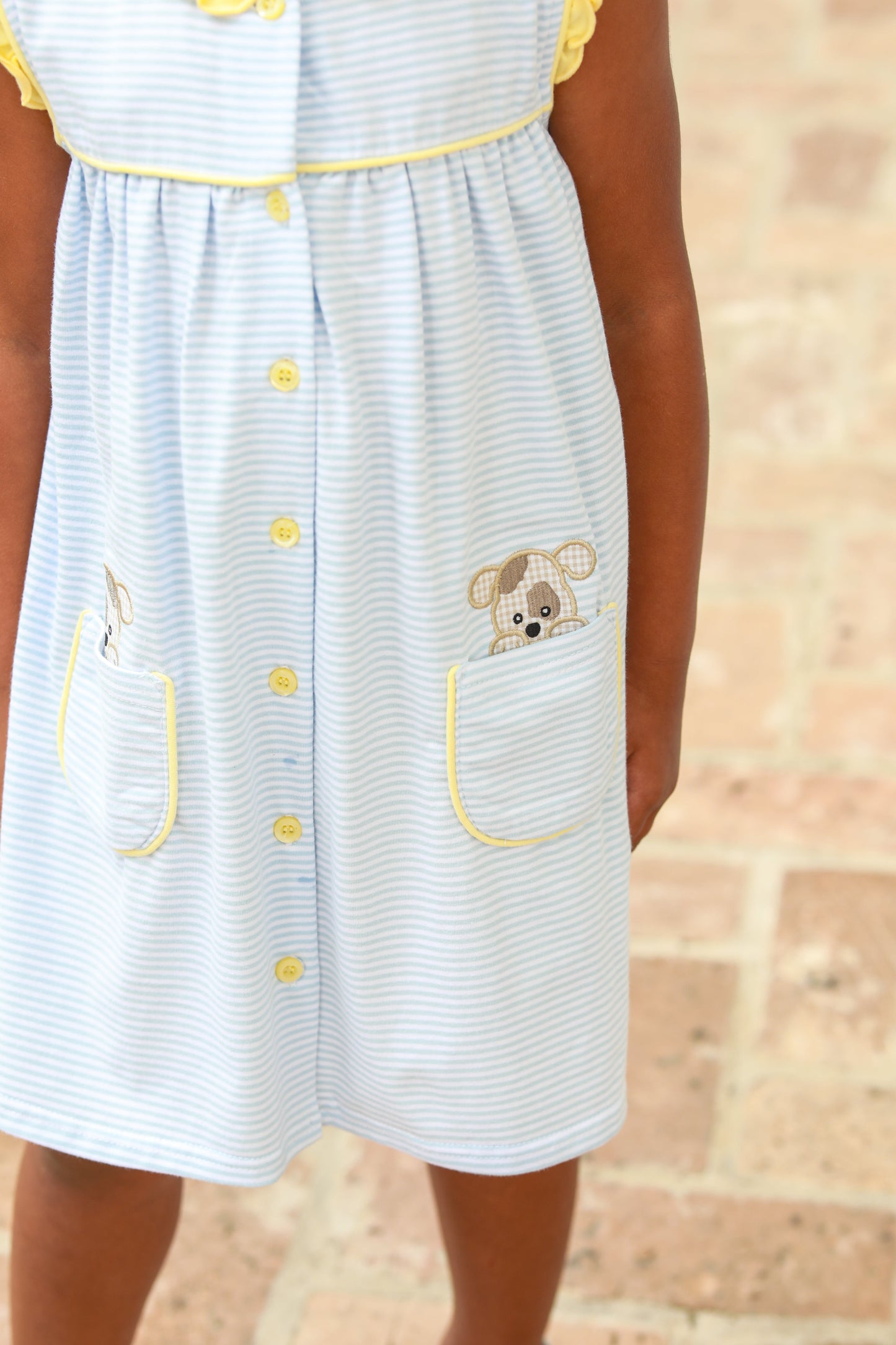 Trotter Street Kids Puppy Paws Dress