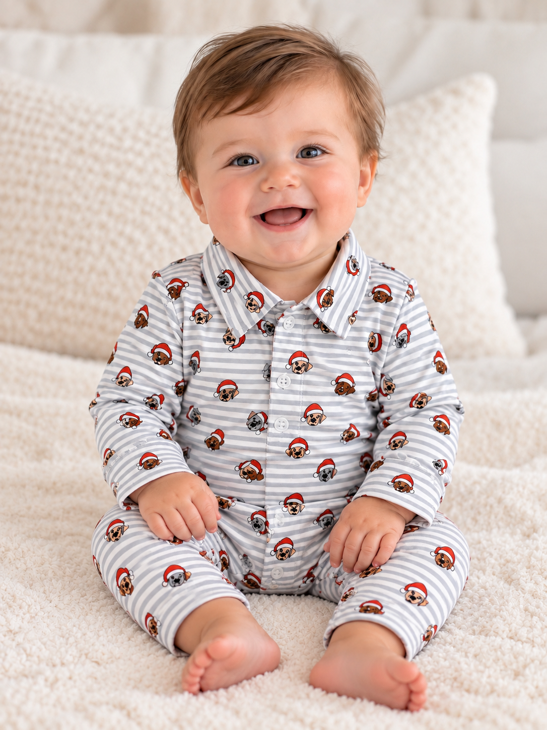 American Fit Christmas Dog Romper