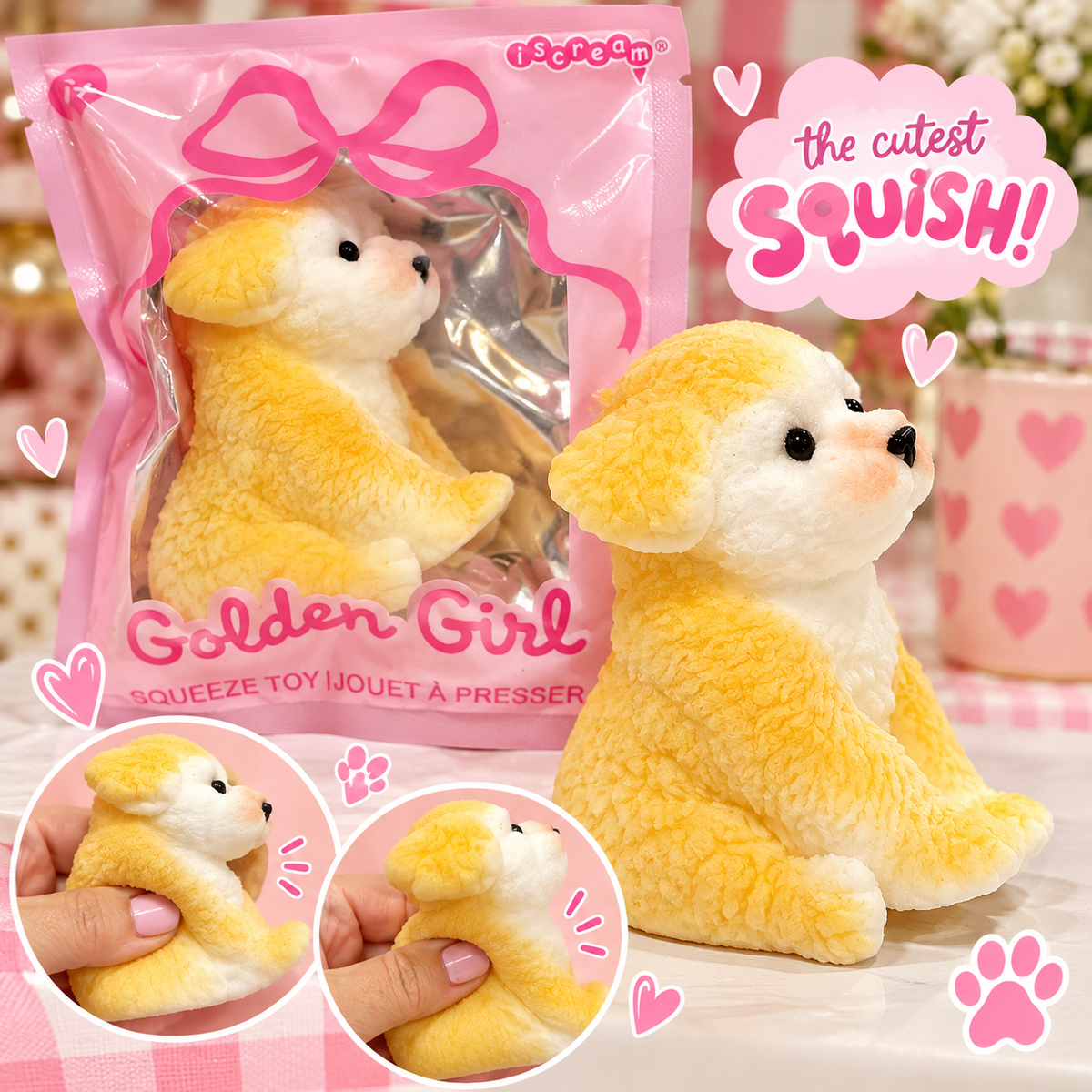 Iscream Golden Girl Squeeze Toy