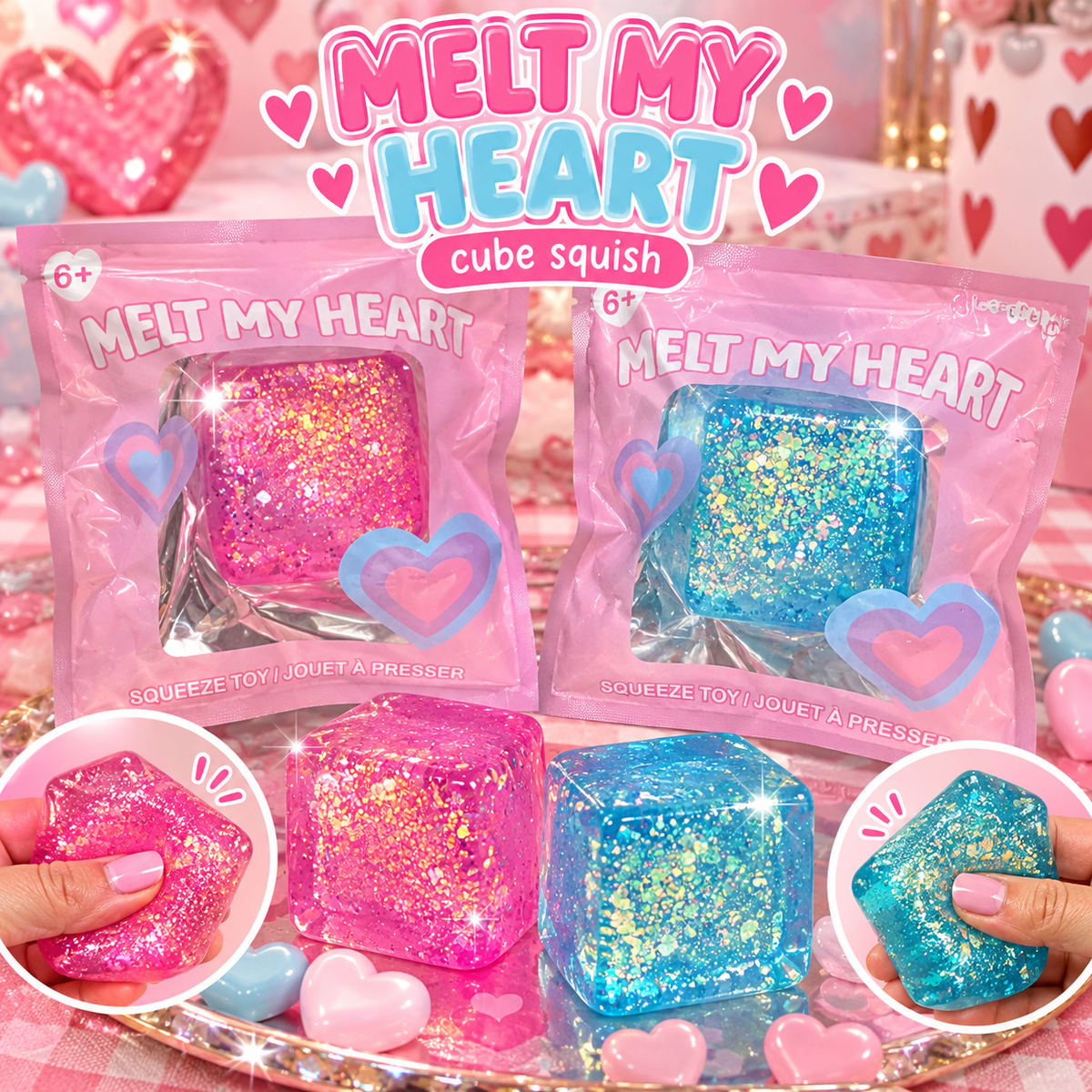 Iscream Melt My Heart Squeeze Toy